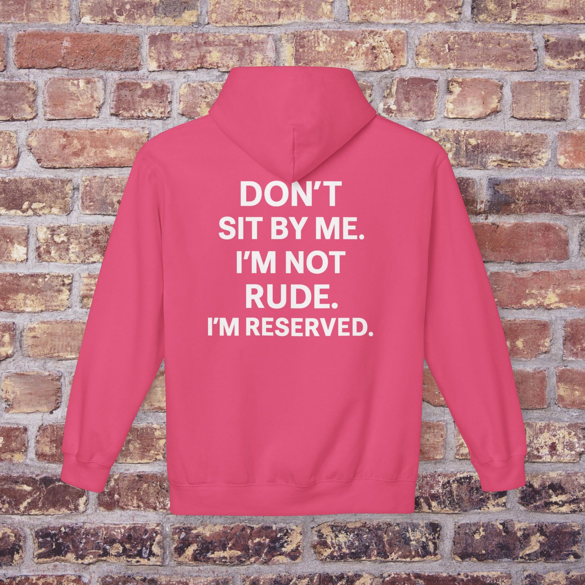 I’m Not Rude, I’m Reserved” Hoodie – Quiet Comeback Vol. 1