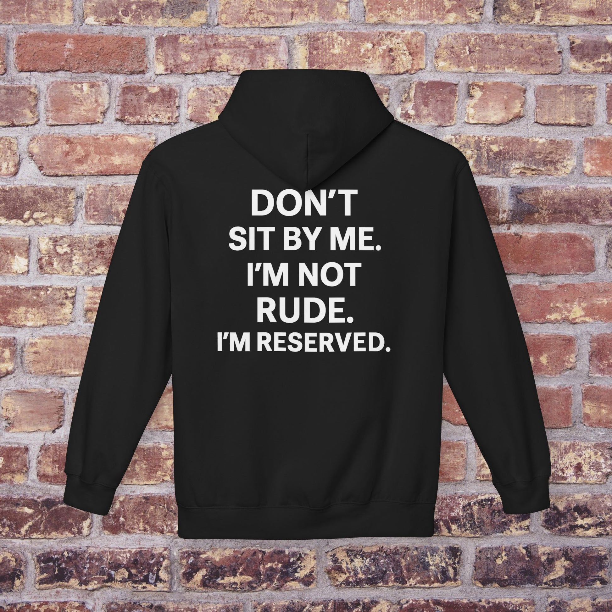 I’m Not Rude, I’m Reserved” Hoodie – Quiet Comeback Vol. 1