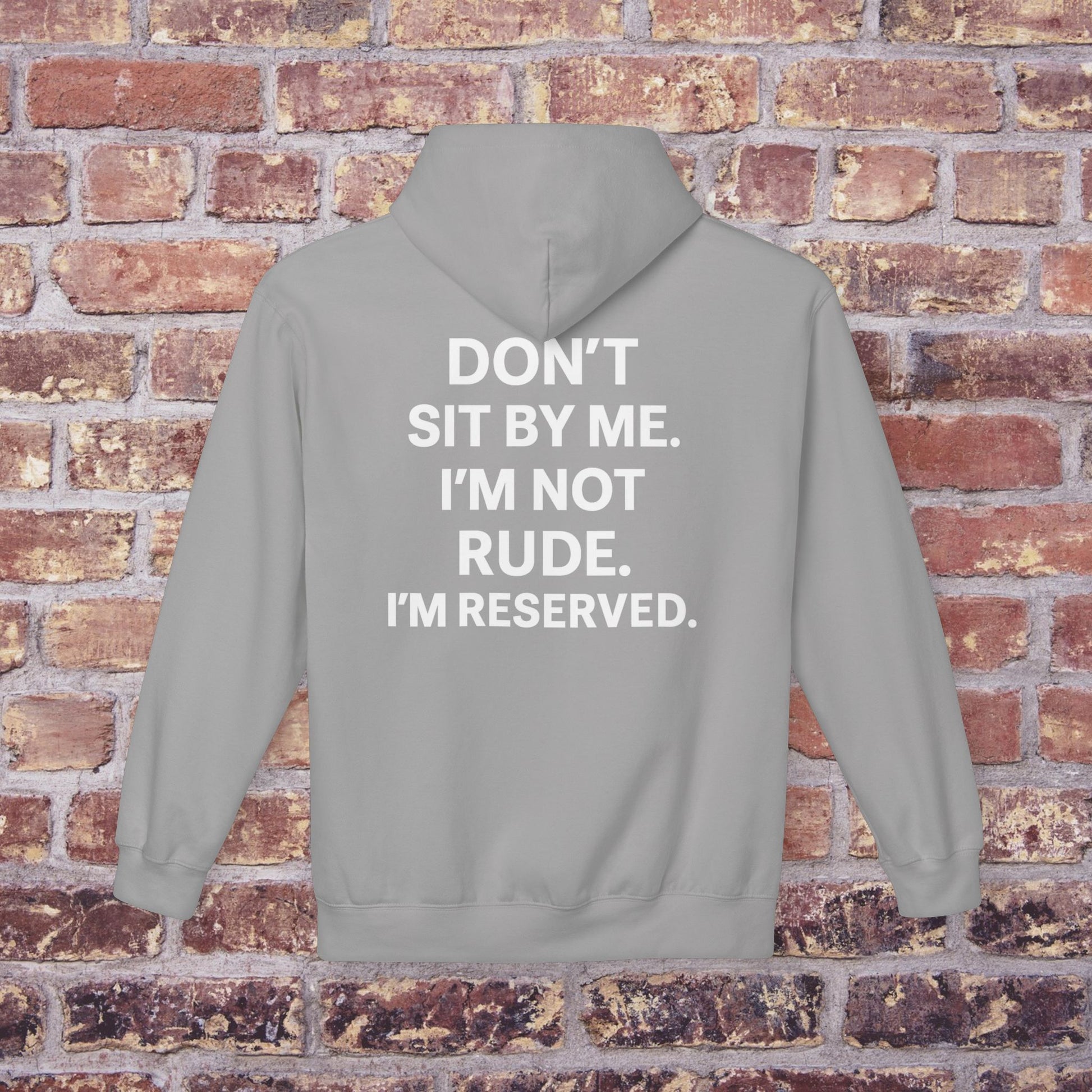 I’m Not Rude, I’m Reserved” Hoodie – Quiet Comeback Vol. 1