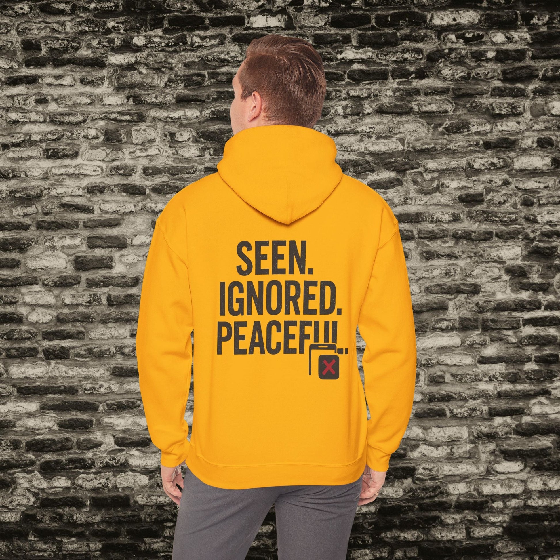 Delivered. No Response.” Hoodie – Anti-Social Drop Printify