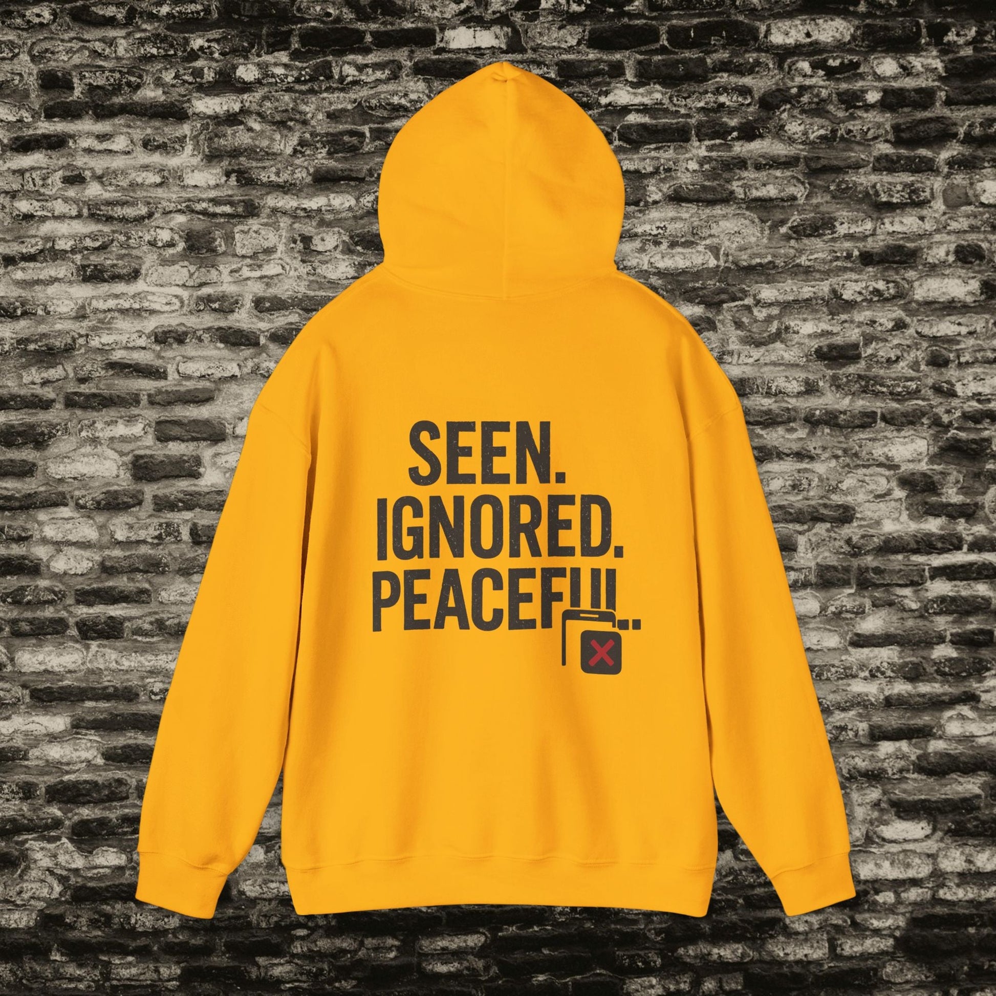 Delivered. No Response.” Hoodie – Anti-Social Drop Printify
