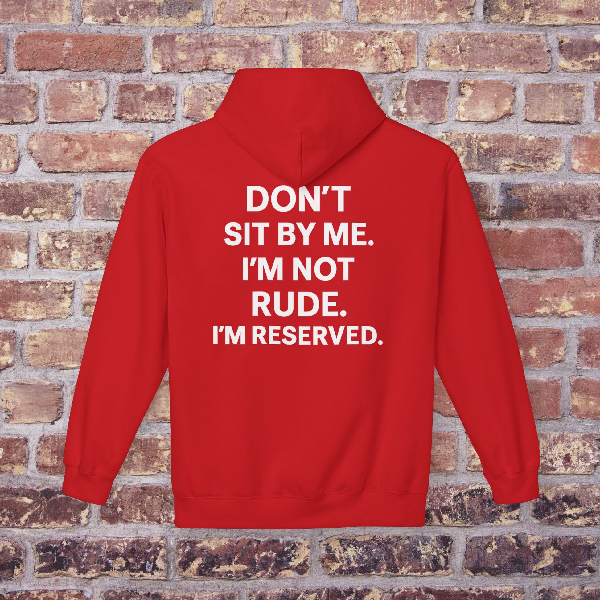 I’m Not Rude, I’m Reserved” Hoodie – Quiet Comeback Vol. 1