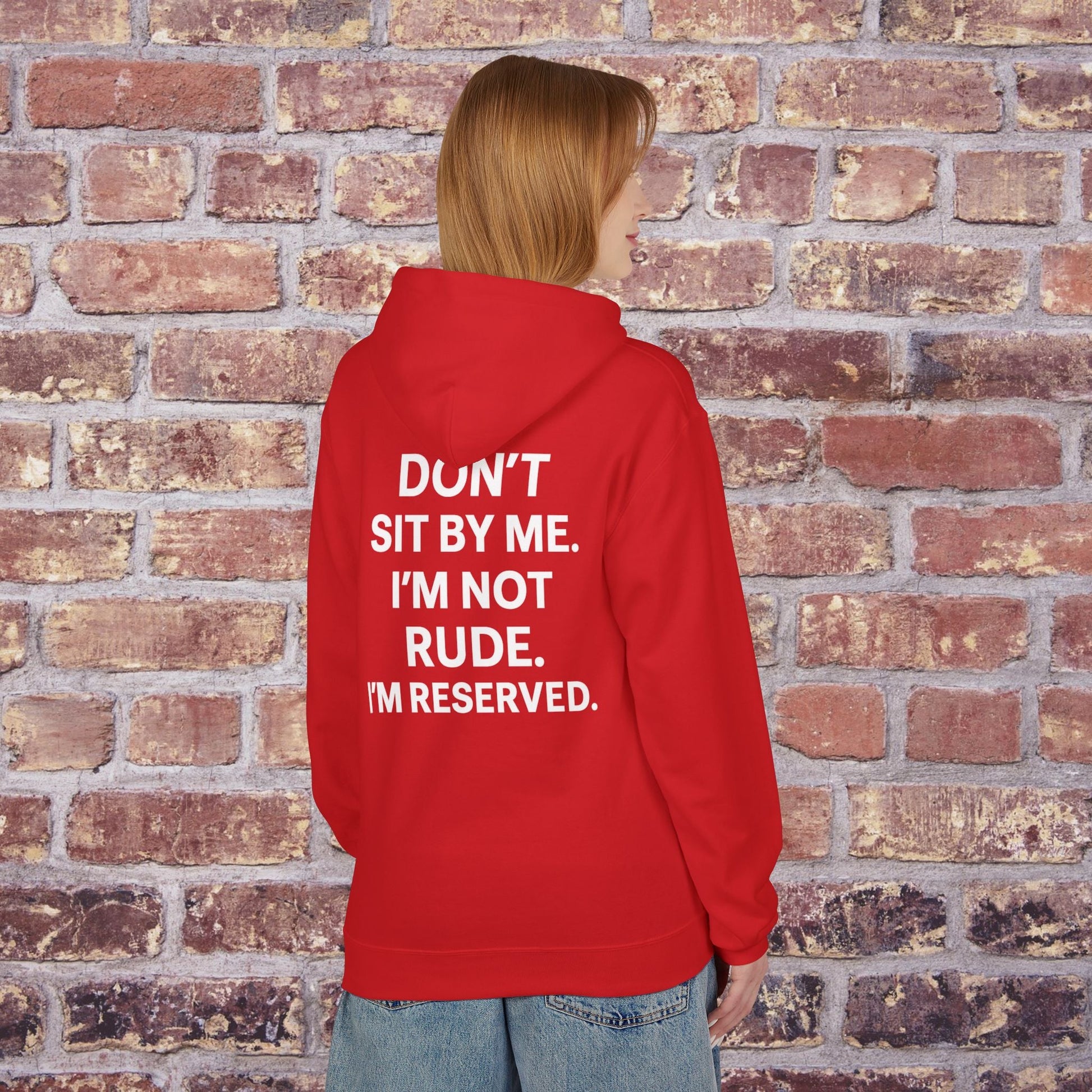 I’m Not Rude, I’m Reserved” Hoodie – Quiet Comeback Vol. 1 Printify