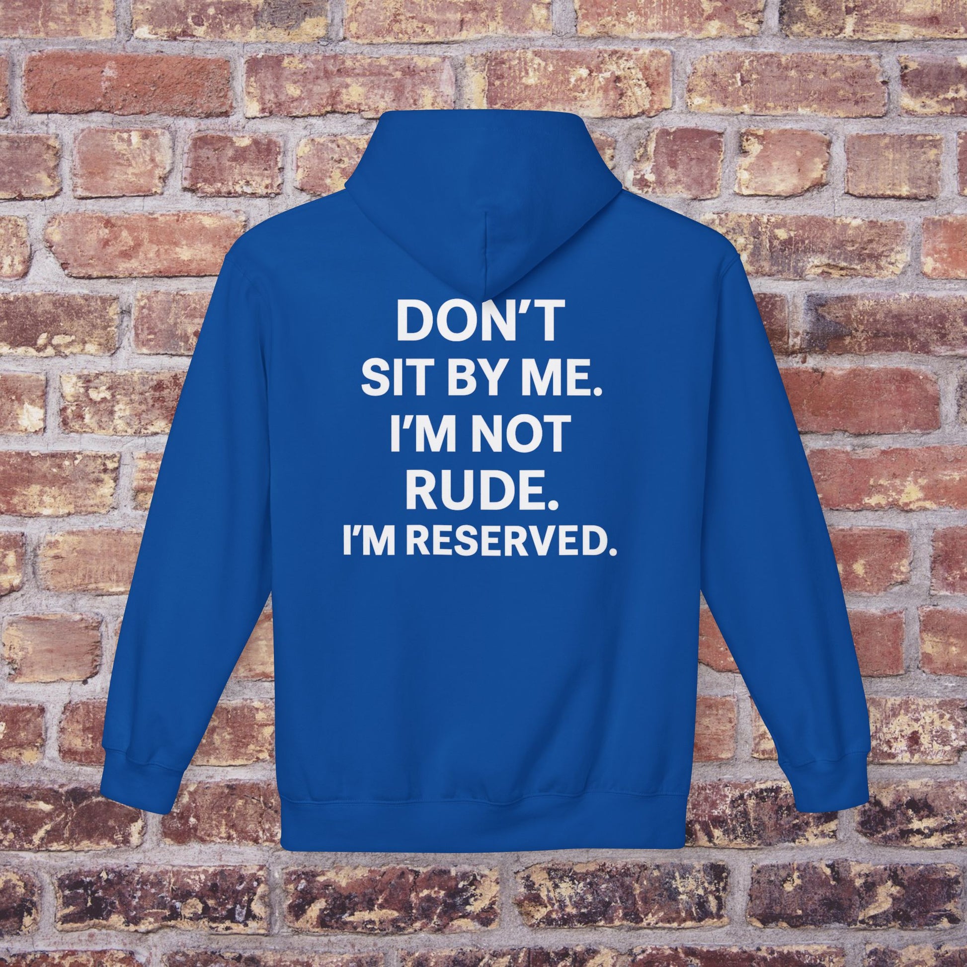 I’m Not Rude, I’m Reserved” Hoodie – Quiet Comeback Vol. 1