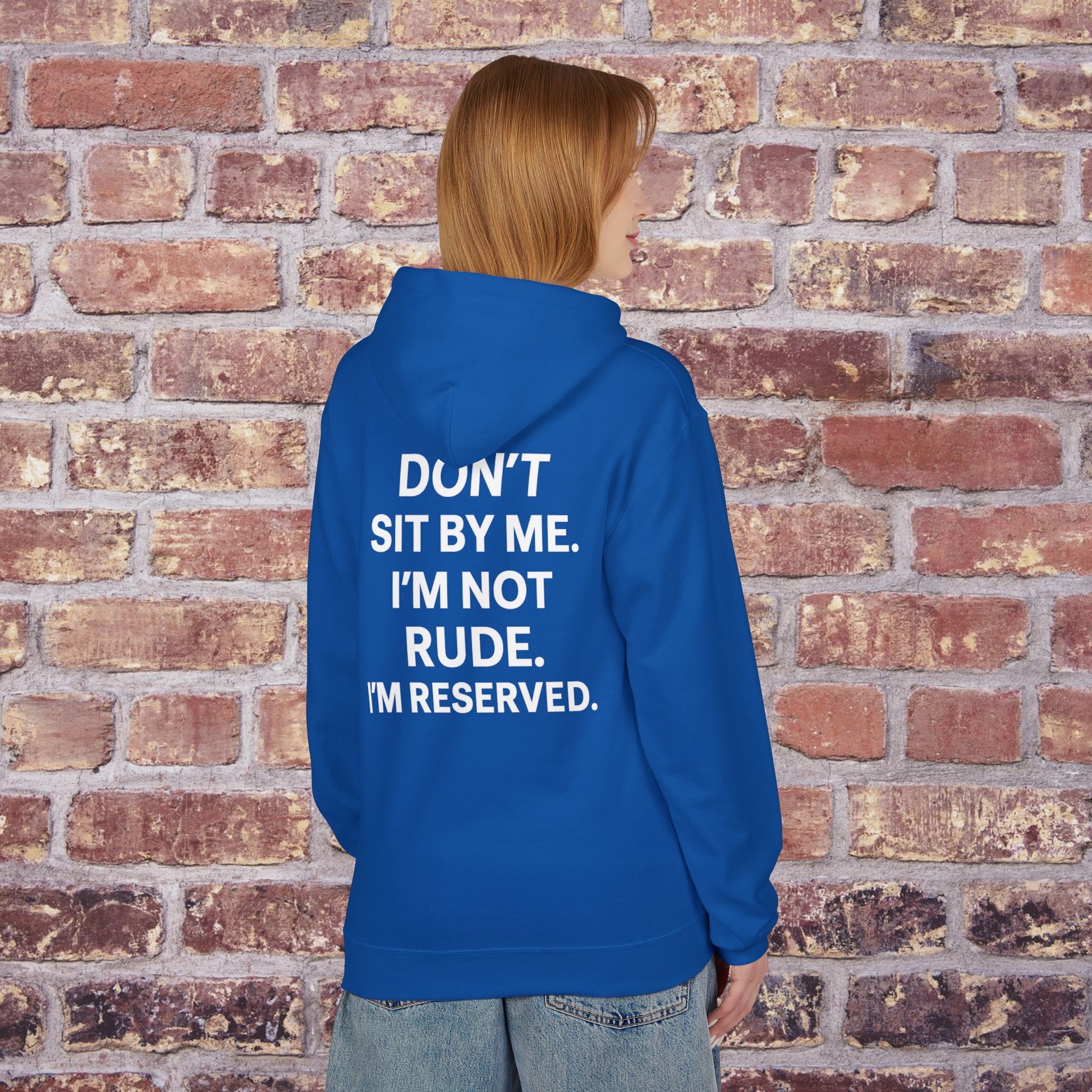 I’m Not Rude, I’m Reserved” Hoodie – Quiet Comeback Vol. 1