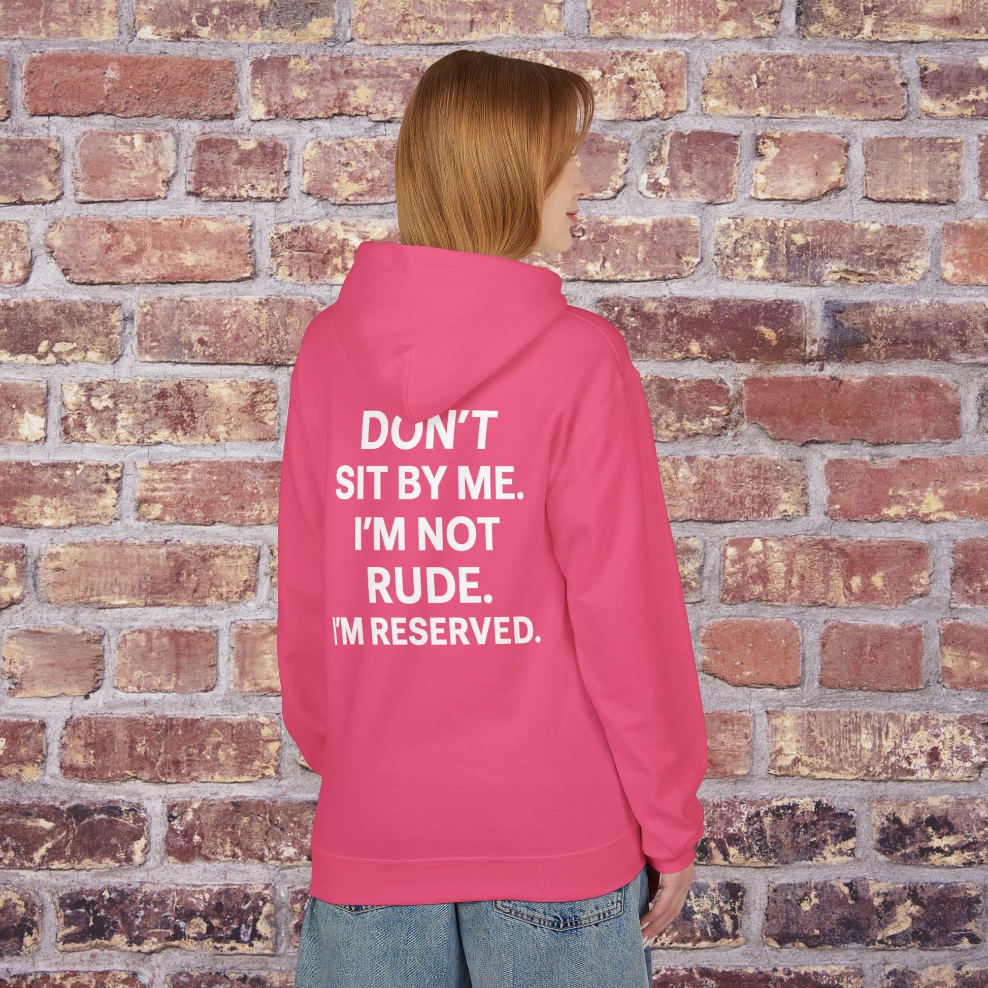 I’m Not Rude, I’m Reserved” Hoodie – Quiet Comeback Vol. 1 Printify
