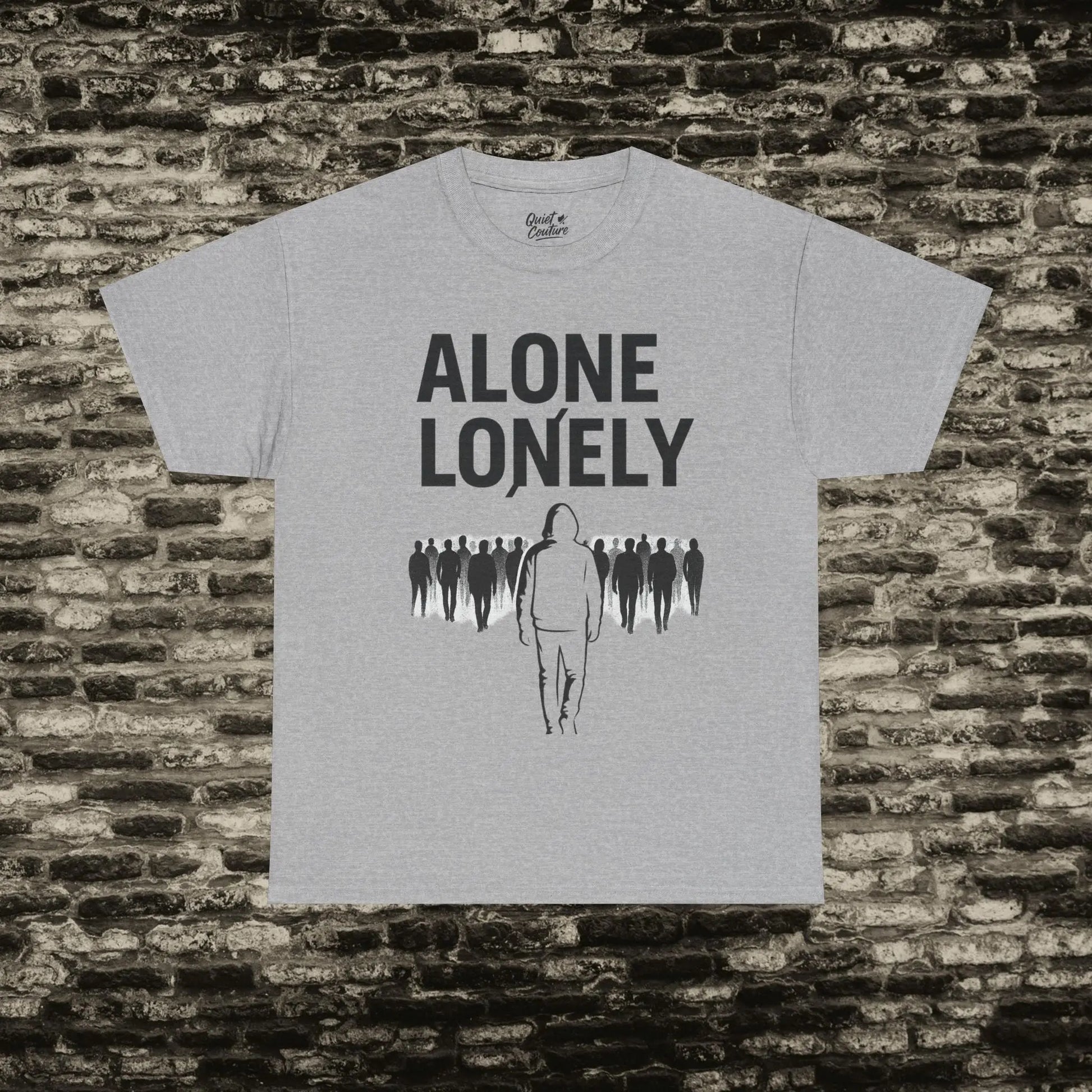 Alone ≠ Lonely Tee – Essentials Drop Printify