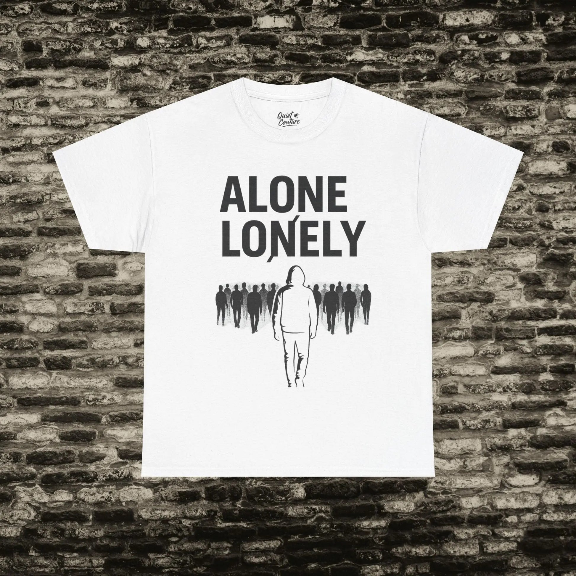 Alone ≠ Lonely Tee – Essentials Drop Printify