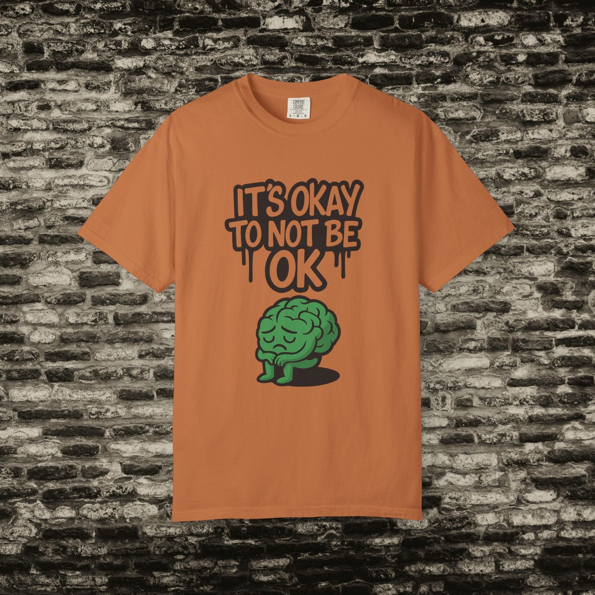 It’s Okay to Not Be OK Tee – Mental Health Awareness Shirt Printify