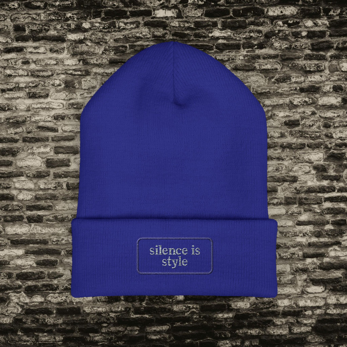 Silence Is Style” Beanie – Back to School Edition