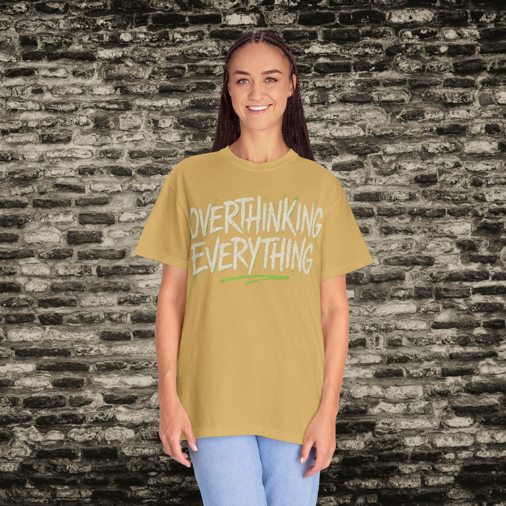 Overthinking Everything Tee – Urban Streetwear Vibes Printify