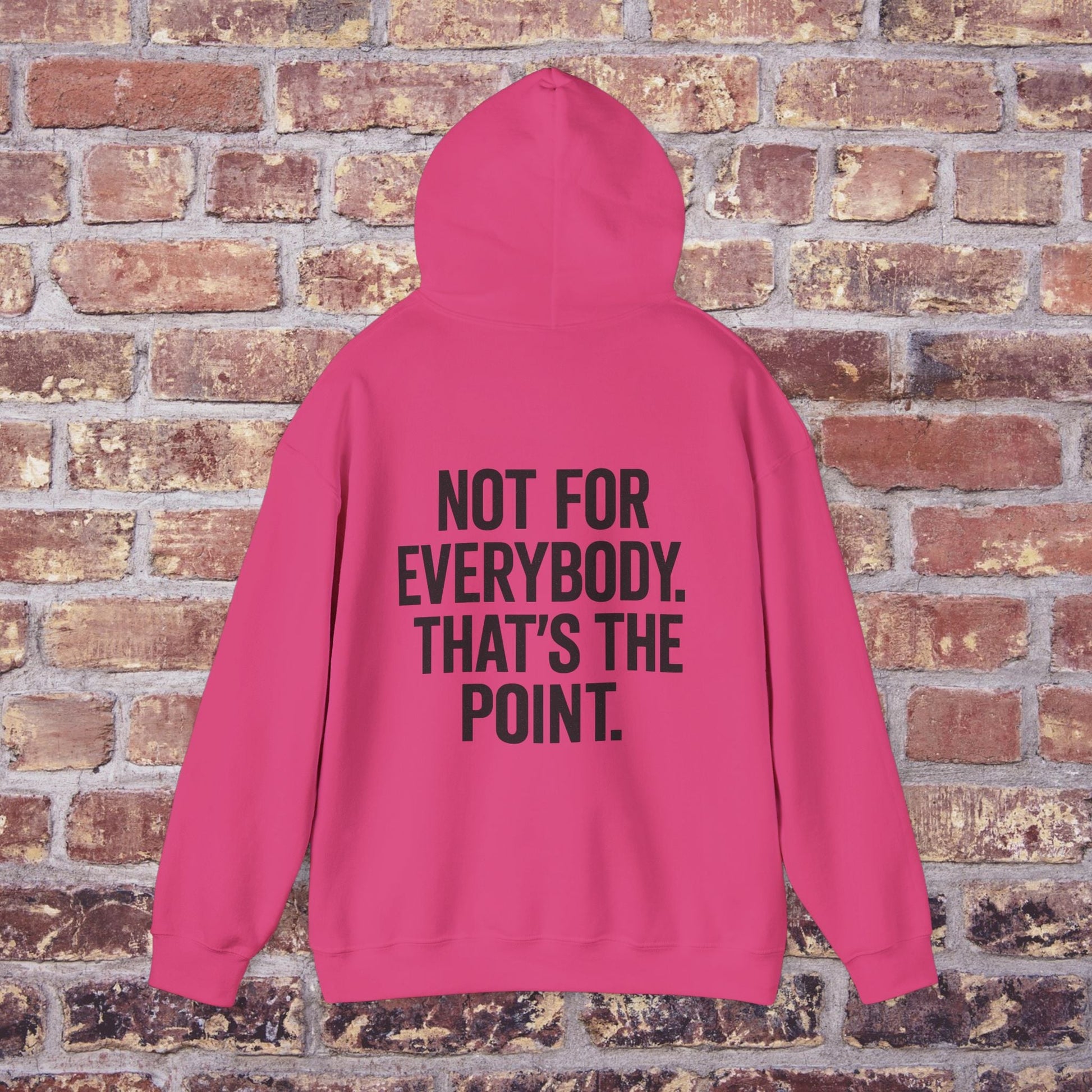 Not For Everybody” Statement Hoodie – Quiet Couture Printify
