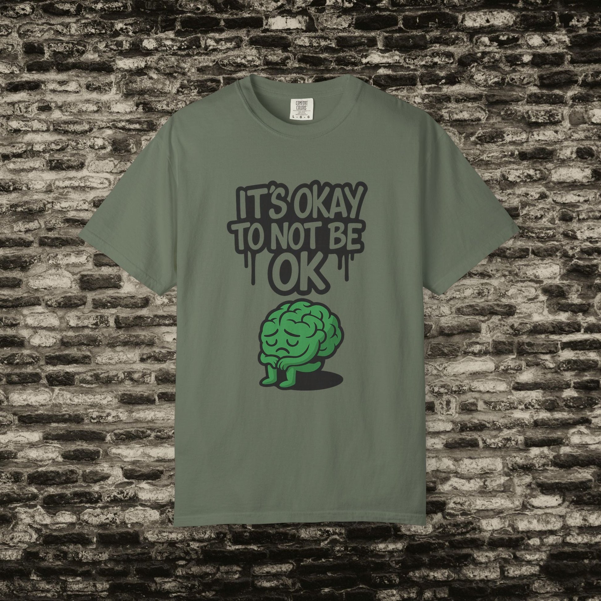 It’s Okay to Not Be OK Tee – Mental Health Awareness Shirt Printify