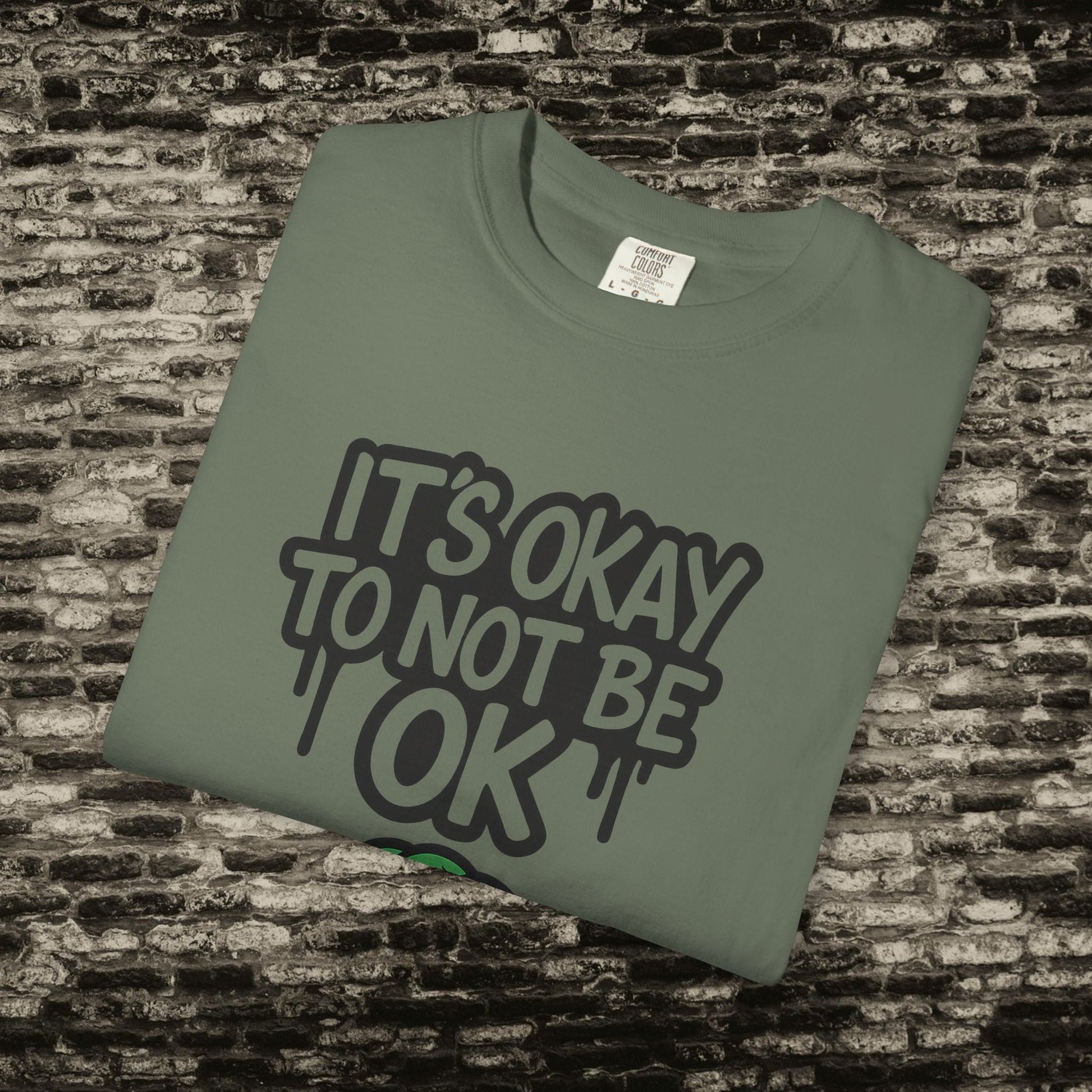 It’s Okay to Not Be OK Tee – Mental Health Awareness Shirt Printify