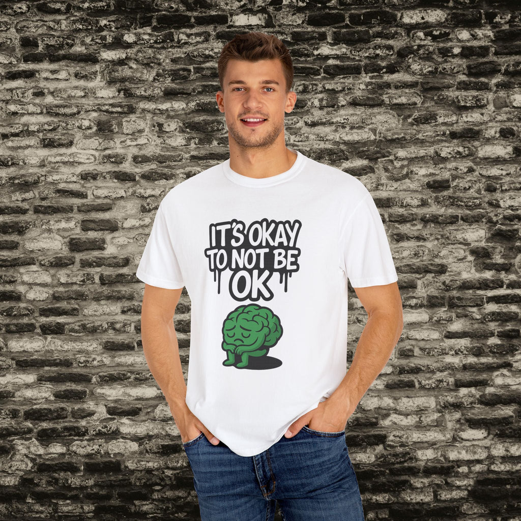 It’s Okay to Not Be OK Tee – Mental Health Awareness Shirt Printify