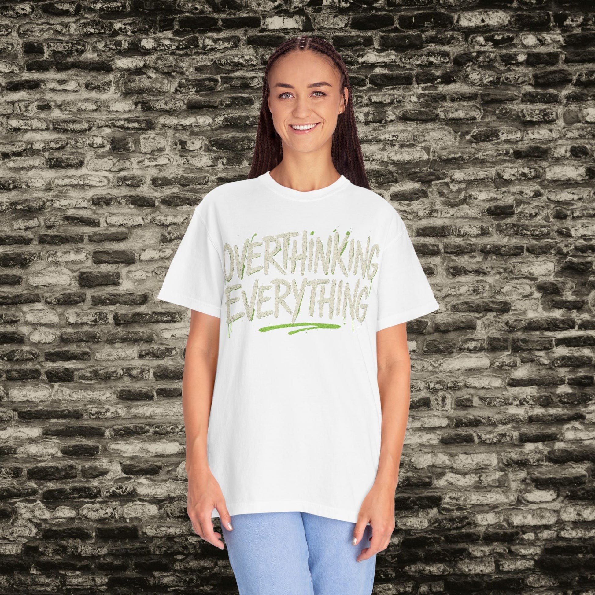 Overthinking Everything Tee – Urban Streetwear Vibes Printify