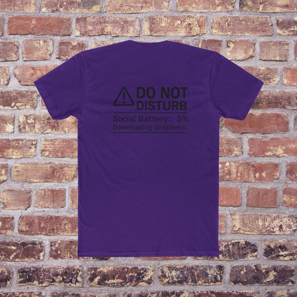 Mind at Work” Warning Tee – Quiet Couture Back to School ‘25 Printify