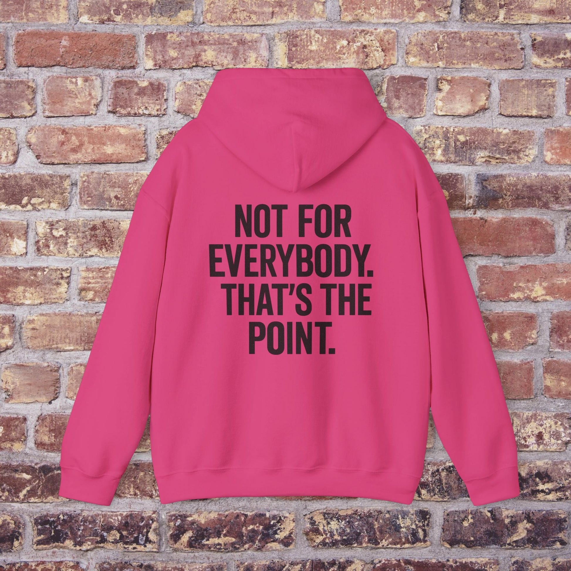 Not For Everybody” Statement Hoodie – Quiet Couture Printify
