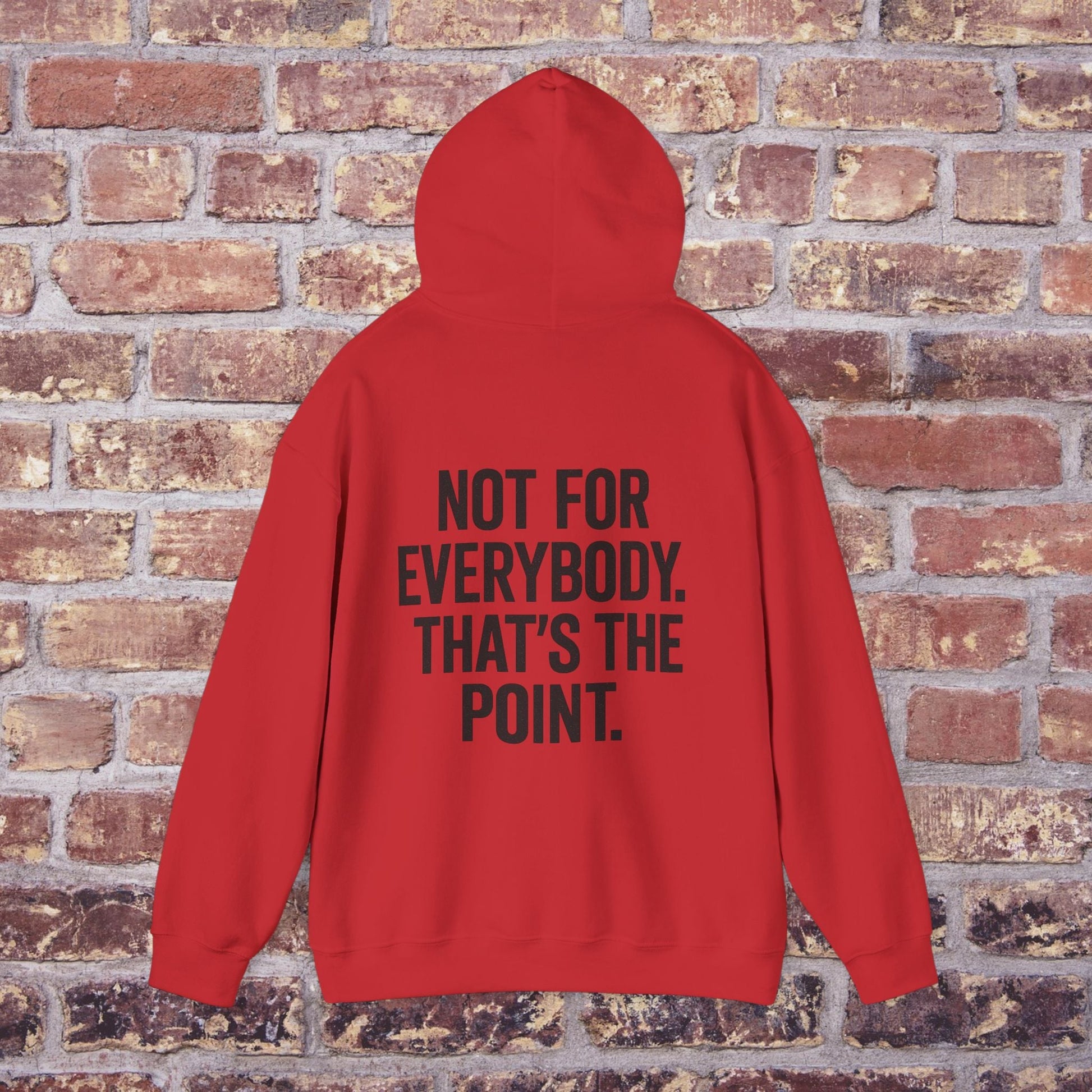 Not For Everybody” Statement Hoodie – Quiet Couture Printify