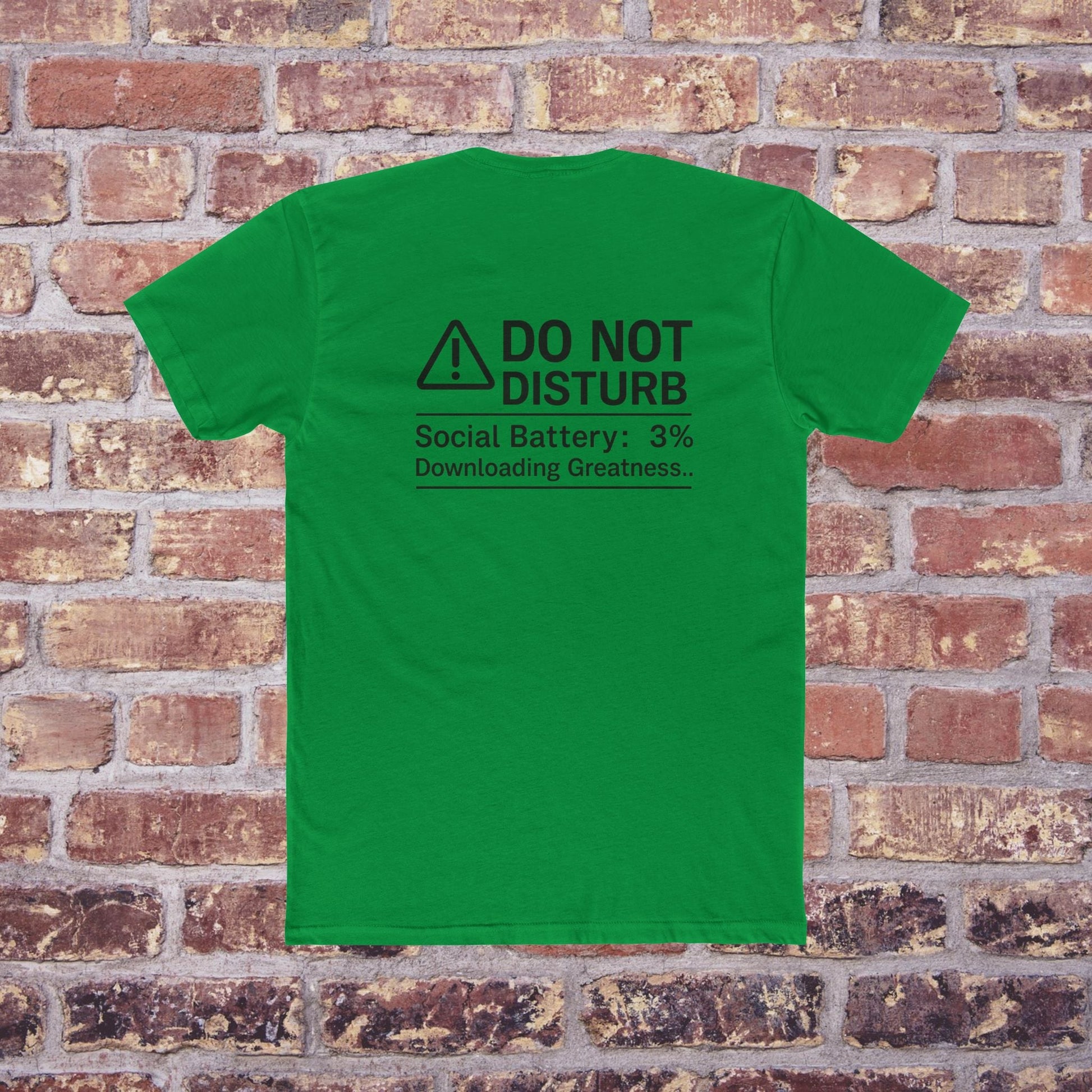 Mind at Work” Warning Tee – Quiet Couture Back to School ‘25 Printify