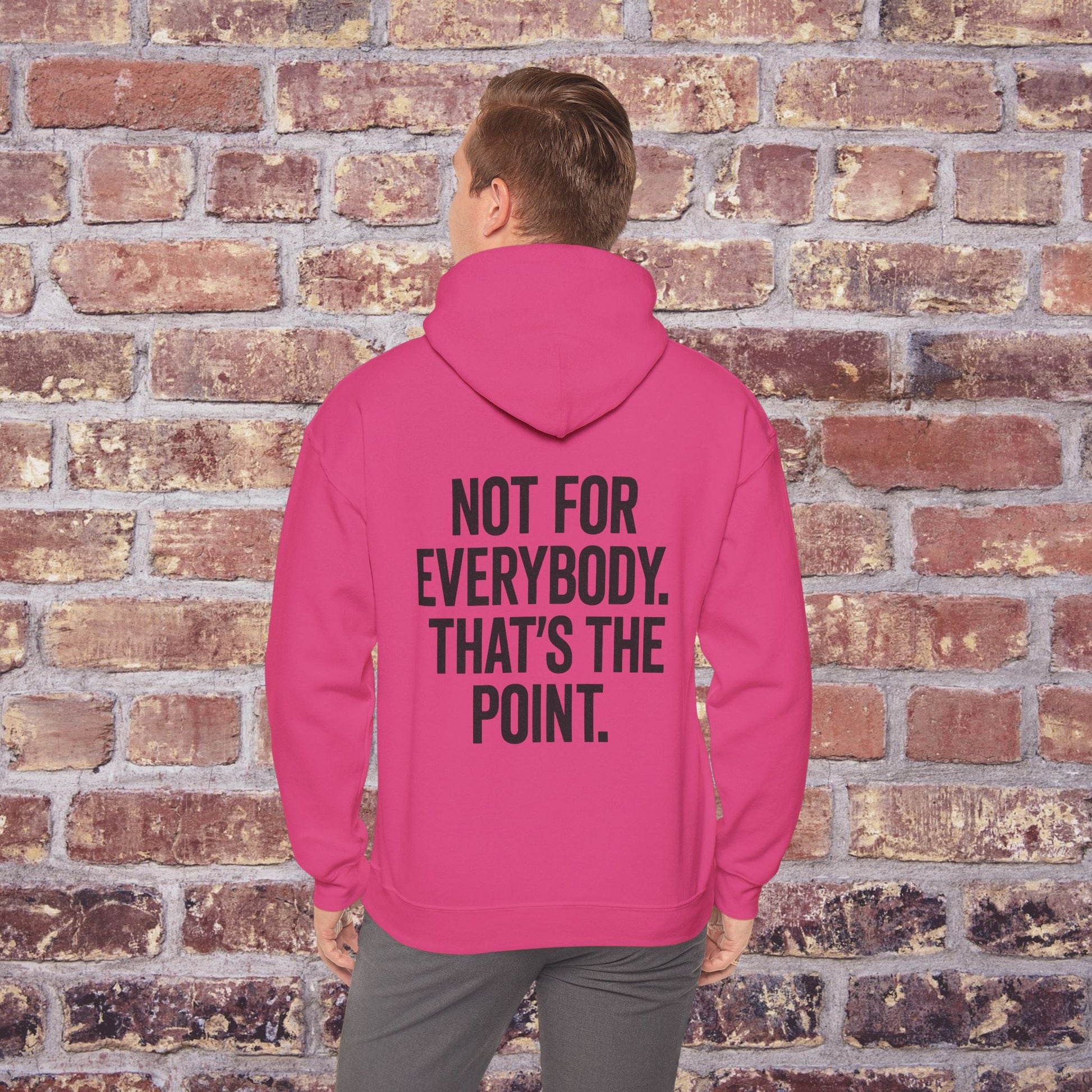 Not For Everybody” Statement Hoodie – Quiet Couture Printify