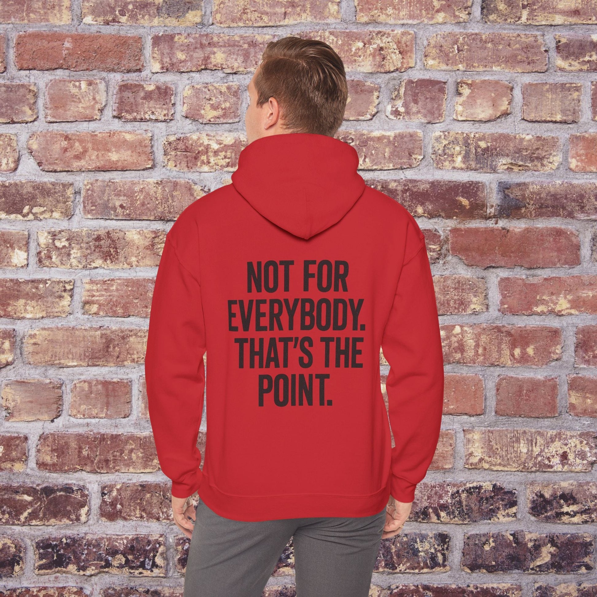 Not For Everybody” Statement Hoodie – Quiet Couture Printify