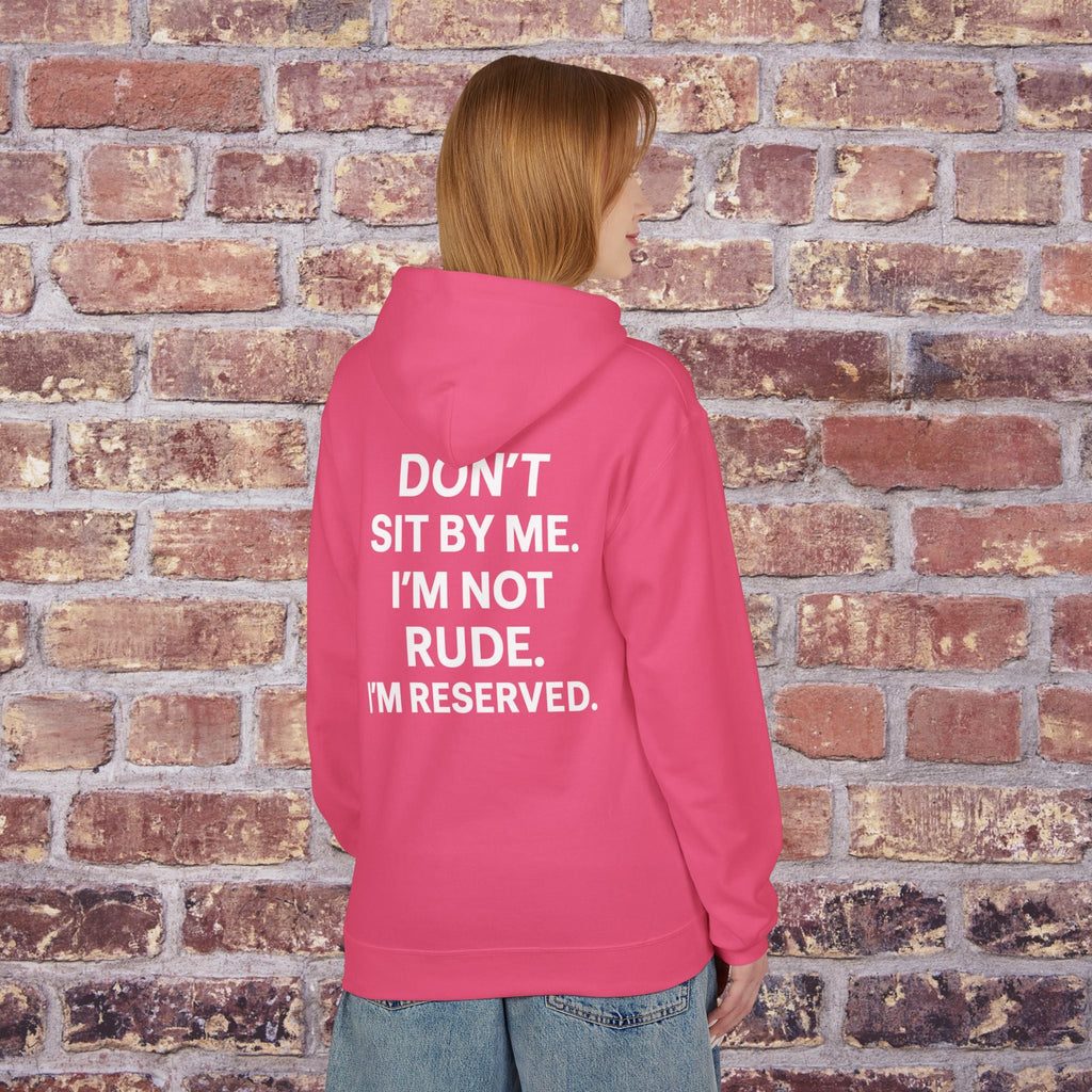 I’m Not Rude, I’m Reserved” Hoodie – Quiet Comeback Vol. 1 Printify