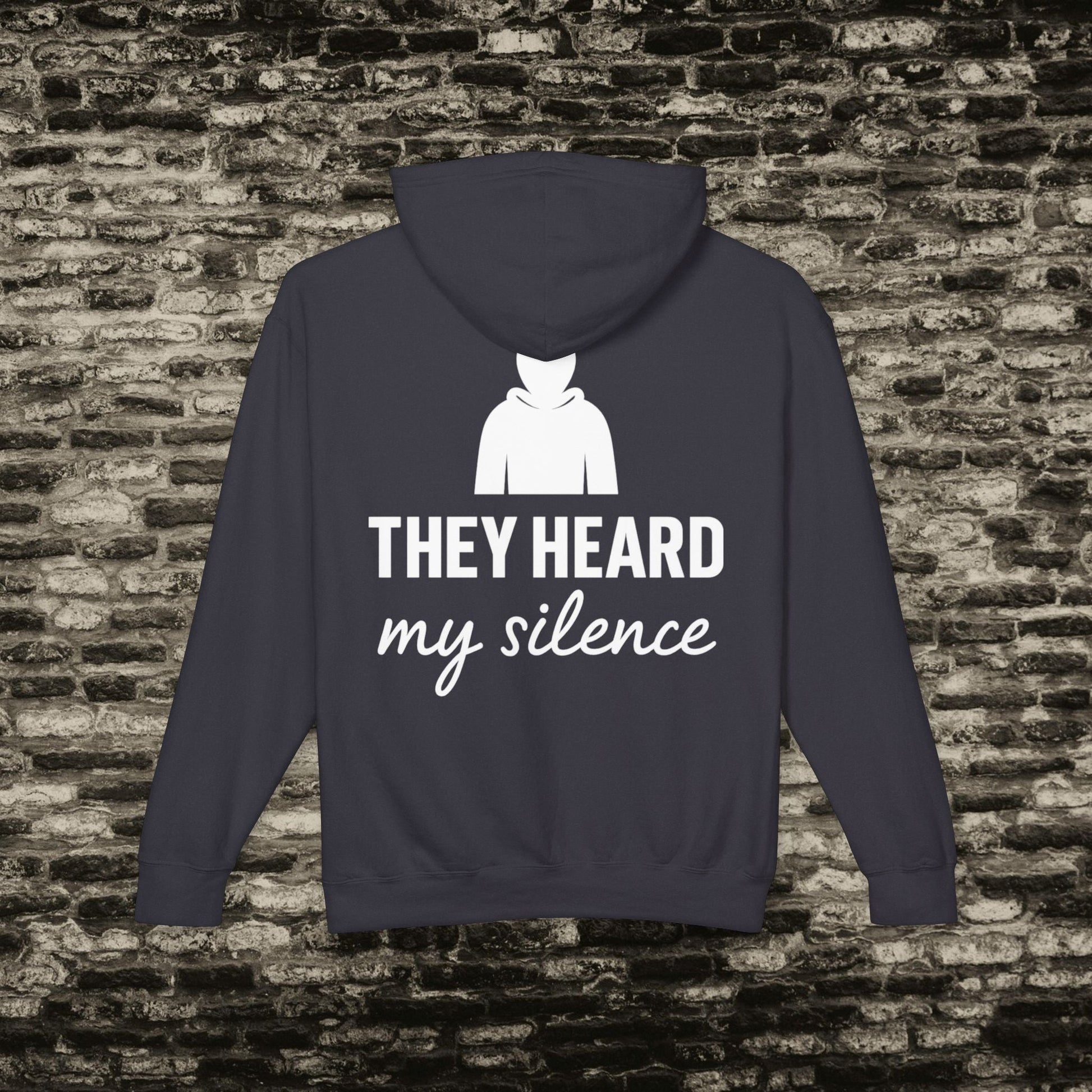 Silent Impact Hoodie – Statement Edition Printify