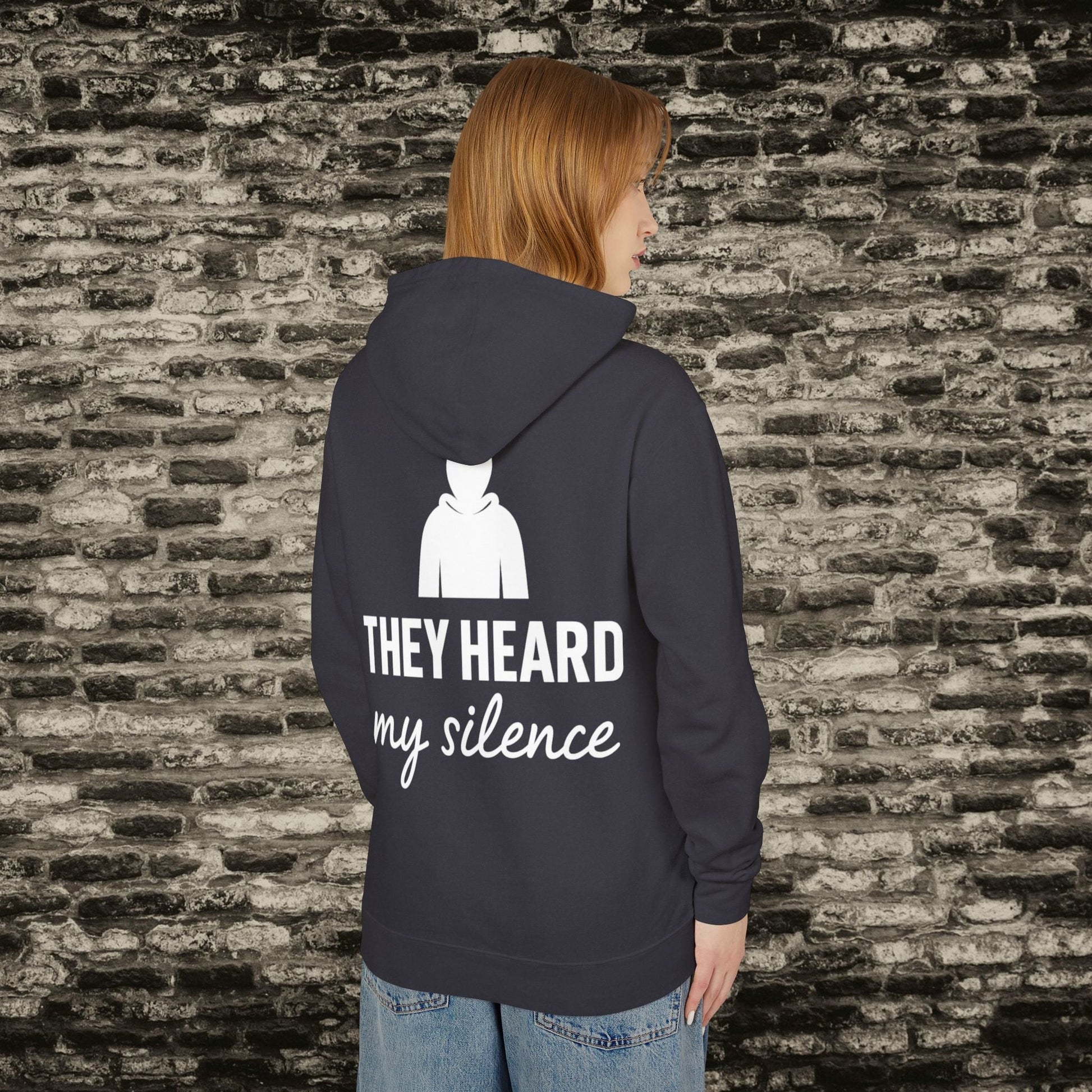 Silent Impact Hoodie – Statement Edition Printify
